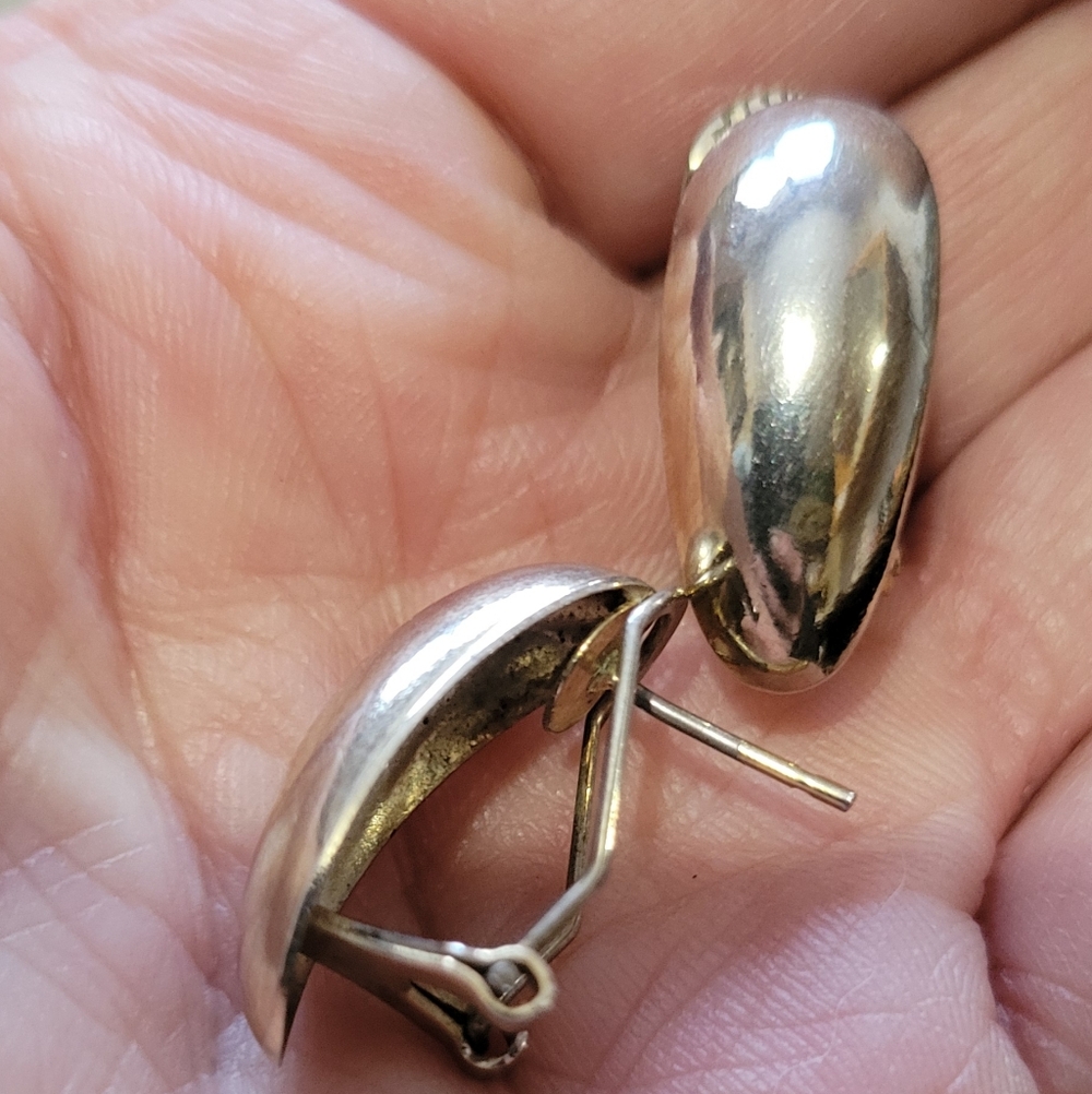 Vintage Huggie Hoop Earrings